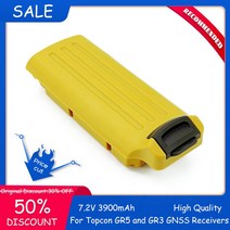 측량장비 재고 TOPCON 배터리 7.2V 3900mAh 02-850901-02 TOPCON GR3 GR5 GR-3 GR-5 GPS GNSS RTK 측량, 한개옵션0