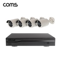 WN004 Coms 4채널 NVR CCTV IP 카메라 녹화기 풀패키지 PoE 기능지원
