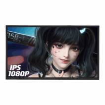 미니 모니터 7인치 10인치 휴대용 서브 노트북 초박형, 모니터 7인치 IPS(스피커 포함)