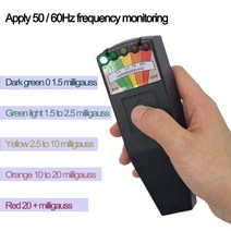 KII K2 전자기장 EMF 가우스 미터 고스트 사냥 탐지기 휴대용 EMF 자기장 탐지기 5 LED 가우스 미터|Electromagnetic Radiation Detectors, 단일, 1개, black