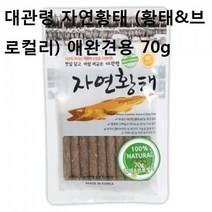 강아지북어 대관령 황태 브로컬리 애완견용 70g72394EA, 1, 본상품선택