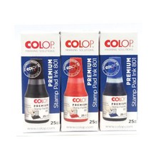 컬럽자동스탬프 전용 잉크 25ml, 검정