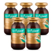 스프링리프 초록입홍합 2000mg 200정 x 5, 5개