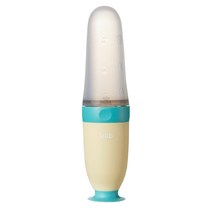 리틀숑 짜식이스푼 휴대용 이유식용기, 레몬, 1개