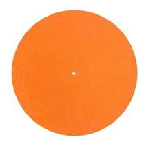 LP 비닐 레코드 용 펠트 턴테이블 플래터 매트 LP 슬립 매트 오디오 애호가 295mm, 주황색