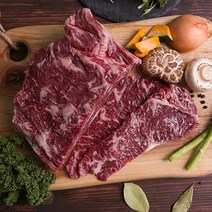 [국내산 한우 1++ No.9] 채끝살 저온숙성 200~400g, 1++ no.9, 200g 1-2cm 1장
