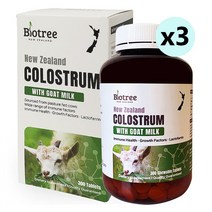 바이오트리 뉴질랜드 초유 산양유 단백질 300정 3개