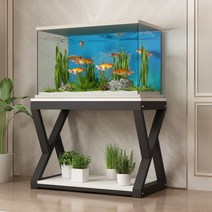 축양장 어항다이 어항받침대 어항선반 원목어항선반 어항수조받침대 어항테이블, 블랙50x40x70