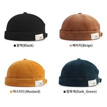 브랜드없음 남여공용 골덴 겨울모자 볼캡 와치캡 예쁜모자_free
