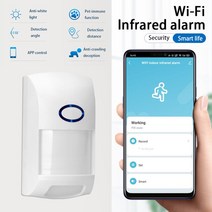Aubess 스마트 지그비/WiFi PIR 모션 센서 인체 센서 감지기 홈 알람 시스템 스마트 PIR 모션 센서 Tuya Sm, 05 wifi Version