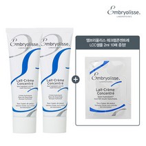 엠브리올리스 레 크렘 콘센트레 75ml 듀오+동종 샘플 10매 증정, 레 크렘 콘센트레 2개+동종 샘플10매 EMS004