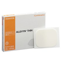 알레빈 씬 5cmX6cm 10매입 드레싱 창상피복재 밴드, 단품
