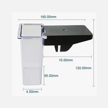 에하임 자동 공급기 공급 스테이션 식품 디스펜서 수족관 물고기 공급기 물고기 수족관 해양 수조를 위한 최선의 관리, 에하임 피딩 스테이션, 배터리는 포함되어 있지 않습니다
