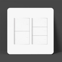 스위치 중 5구 벽스위치 전등 조명 스위치커버, 낱개