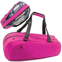 Athletico 테니스 가방 백 라켓볼 피클볼 패들, Pink, 분홍색