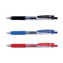 제브라 사라사 클립 젤볼펜 0.7mm 부드럽고 진한 펜, 블랙