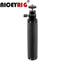 niceyrig 가죽 핸들 그립 숄더 리그 14quot 나사 카메라 케이지 핸들 안정화 dslr 카메라 캠코더 액션 비디오