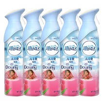 페브리즈 에어 다우니향기 275g / 실내 공기 탈취제, 5통