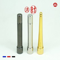 크롬 만년 결재인 만년인 양면 - 회사용 은행용 만년도장 골드 실버 흑진주, 양면-실버, 고인체