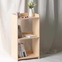 이스플리 원목 낮은 책장 1단 2단, 400 2단
