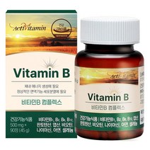 남자 여자 식품 액티비타민 비타민B 콤플렉스 1박스 3개월분, 액티비타민 비타민B 콤플렉스 1