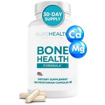 Bone Health Formula 칼슘 및 마그네슘 보충제 - 식물 기반 구연산 칼슘 칼륨 마그네슘이 함유된 스캔 뼈 강도, 1