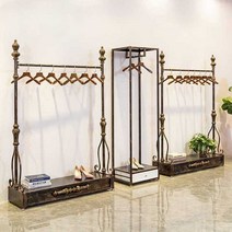 인테리어행거 드레스룸 조립식 매장용 스텐행거, (조합 4) 전체 길이 290cm