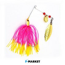 에프마켓 스피너베이트 루어낚시, 14g, #02 RDYE, 1개