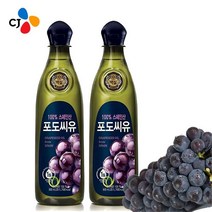 씨제이제일제당 CJ 포도씨유 900ml 17년리뉴얼 상온 x6개, 단품