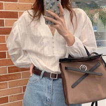 블링앤수 감성적인 여성 캐주얼 블라우스 KZZ054