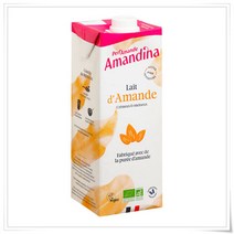 PERLAMANDE Amandina almond milk 펄라망드 아만디나 아몬드 우유 1L 4개