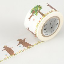 MT 마스킹테이프 EX1P73 곰과 다람쥐 30mmx10M, EX1P73(곰과다람쥐)