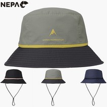 네파 NC15송파점 남녀공용 아웃도어에서도 도시에서도 활용도가 우수한 하이킹 FLY SPIRIT 플라이 스피릿 2WAY 메쉬 버킷햇 모자 SPH, 058, BLACK(199)