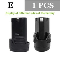뿌레카 쁘레카 해머 전동 전기 드릴 핸드 18650 배터리 팩 식 대용량 드라이버 공구, 12V 전자