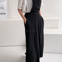바보사랑 여자 나시 뷔스티에 와이드바지 단색 점프수트.옷자락(무료배송)