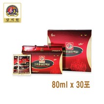 삼지원홍삼 고려홍삼진액골드 6년근 홍삼농축액 홍삼엑기스 홍삼즙 80mlx30포, 80mlx30포 1개