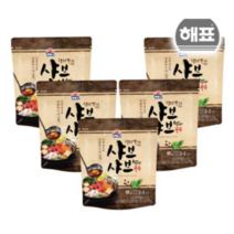 사조해표 샤브샤브육수 80g x5개 /조미료/천연/다시마, 1세트