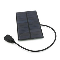 휴대용 접이식 태양 전지 충전기 휴대용 충전기 300mA 작은 태양 보조베터리 USB 포트 야외 캠핑 전화 태블, 한개옵션0