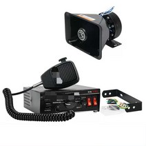 중장비 사이렌 앰프 스피커 12v 24v 차량용 확성기, 12V 200W + 초박형 스피커