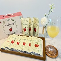 산소카페 청송참맛사과즙 사과맛과향이 가득한 생사과 통착즙 60포 30포120ml, 산소카페청송참맛사과즙 10포