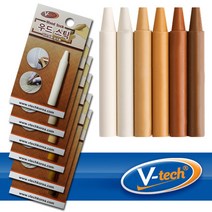 V텍 우드스틱 가구 마루흠집보수 크레용, 우드스틱 1호