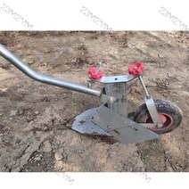 밭갈이기계 논두렁 조성기 수동 쟁기/쟁기 Furrowing 쟁기 손 당기는 정원 도구 경운기 농업 경사 도랑 리, 한개옵션0