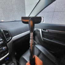 사이드미러 스퀴지 거울 물기제거 거울닦이 거울전용 길이조절 와이퍼 소형 휴대용 손잡이막대, 1개