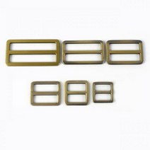 10 pcs 웨빙 스트랩 금속 버클 슬라이더 트라이 글라이드 버클 조절기 가방 신발 벨트 걸쇠 후크 diy 가죽 링 액세서리 리폼 수선, 20mm, 크롬