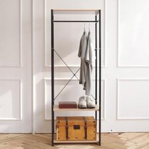 아트박스/디자인룸즈 모던 심플 행거 60, 화이트