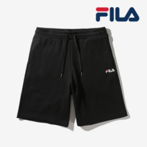 휠라[FS2TRD2101X] 공용 에센셜 스몰 로고 숏팬츠 BLK