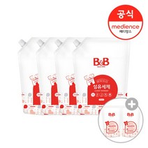 비앤비) 세제 1.5L 4개+800ml(유연제) 2팩_R212