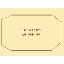 자체 주문 제작 노스피크 아틀란틱오션 분리형 전용 그라운드시트 방수포, 전실