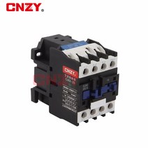 CJX2-2510 LC1 AC 접촉기 25A 3 상 3 극 코일 전압 없음 380V 220V 24V Din 레일 마운트 3 P + 1NO 정상 열, 01 AC24V