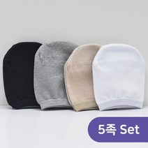 메이프 여자 블로퍼 뮬 하프 페이크삭스 덧신 양말 5족